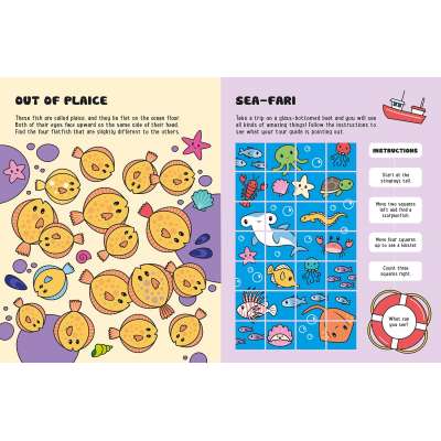 Glow-in-the-Dark Ocean Sticker Activity Book - Book