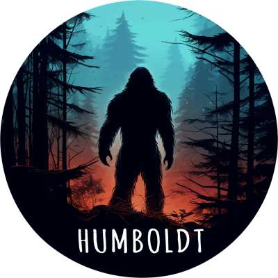 Humboldt Darksquatch - Vinyl Sticker (1 STICKER)