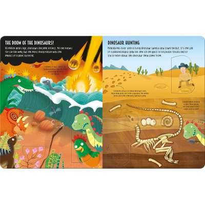 Lift the Flap: Dinosaurs - Board Book