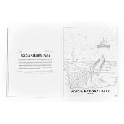 The Art of the National Parks - Coloring Book