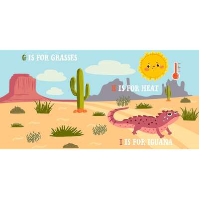 D Is for Desert: An ABC Desert Primer - Board Book