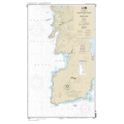 HISTORICAL NOAA Chart 17325: South and West Coasts of Kruzof Island