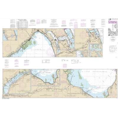 HISTORICAL NOAA Chart 11428: Okeechobee Waterway St. Lucie Inlet to Fort Myers; Lake Okeechobee