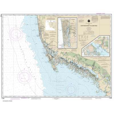 HISTORICAL NOAA Chart 11429: Chatham River to Clam Pass;Naples Bay;Everglades Harbor