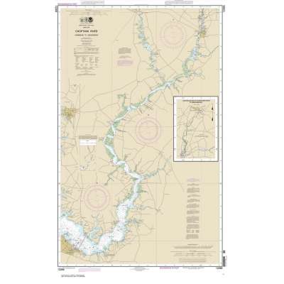 HISTORICAL NOAA Chart 12268: Choptank River Cambridge to Greensboro