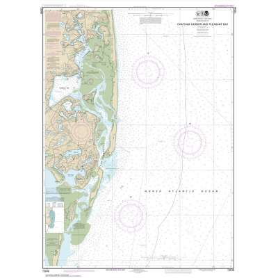 HISTORICAL NOAA Chart 13248: Chatham Harbor and Pleasant Bay