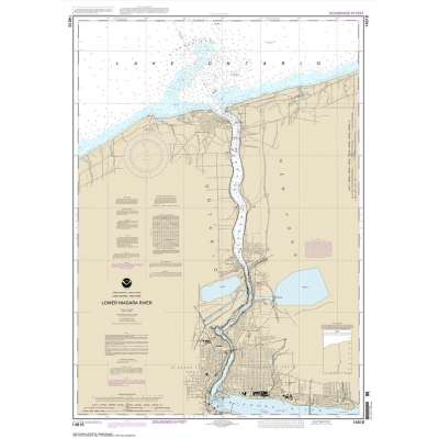 HISTORICAL NOAA Chart 14816: Lower Niagara River