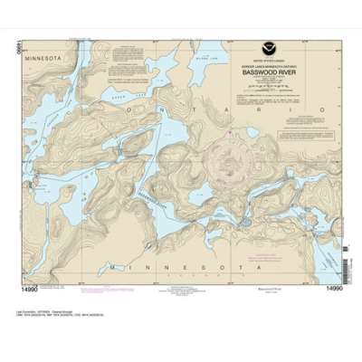 HISTORICAL NOAA Chart 14990: Basswood River