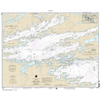 HISTORICAL NOAA Chart 14997: Rainy Lake-Dryweed Island: to Big Island