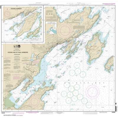 HISTORICAL NOAA Chart 16595: Kodiak and St. Paul harbors;Kodiak Harbor