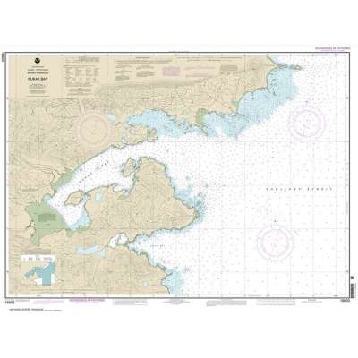 HISTORICAL NOAA Chart 16603: Kukak Bay: Alaska Peninsula