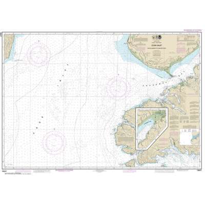 HISTORICAL NOAA Chart 16647: Cook Inlet-Cape Elizabeth to Anchor Point