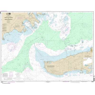 HISTORICAL NOAA Chart 25664: Pasaje de Vieques and Radas Roosevelt