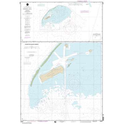 HISTORICAL NOAA Chart 83637: Johnston Atoll;Johnston Island Harbor