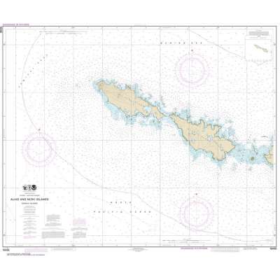 HISTORICAL NOAA Chart 16435: Semichi Islands Alaid and Nizki Islands