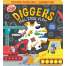 Easy Peely Diggers - Peel, Stick, Play! - Board Book