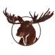 Mangy Moose logo - Magnet